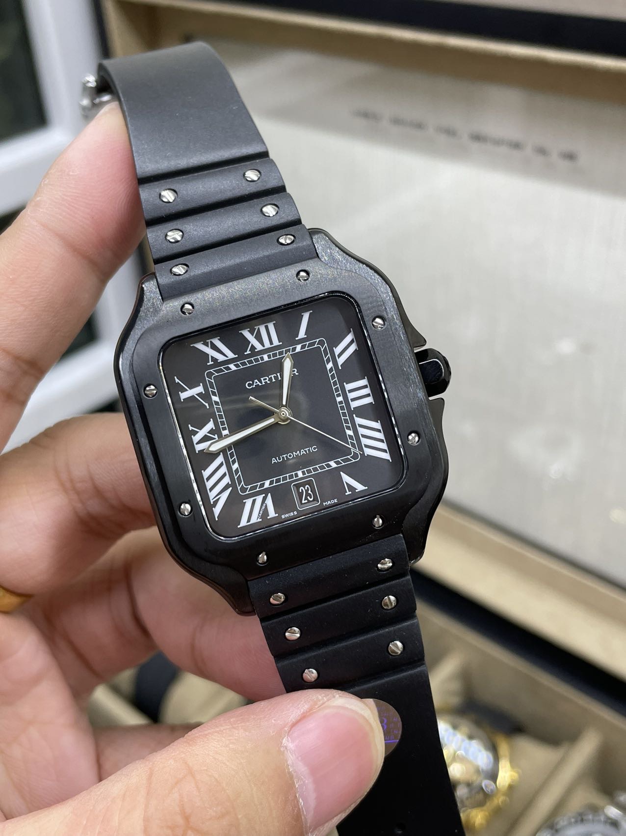 THBサンドス・ブラックナイト メンズ クイックリリースストラップ 9015ムーブメント 高品質