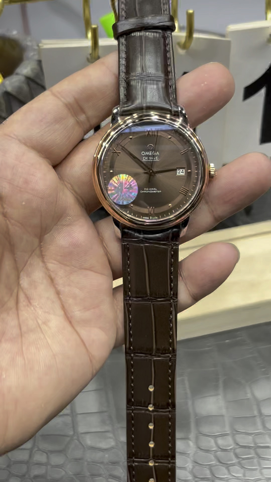 「A+ オメガ オービタル デ・ヴィル / 39.5mm*9.5mm / シーガル 2892 フルオートマチック」