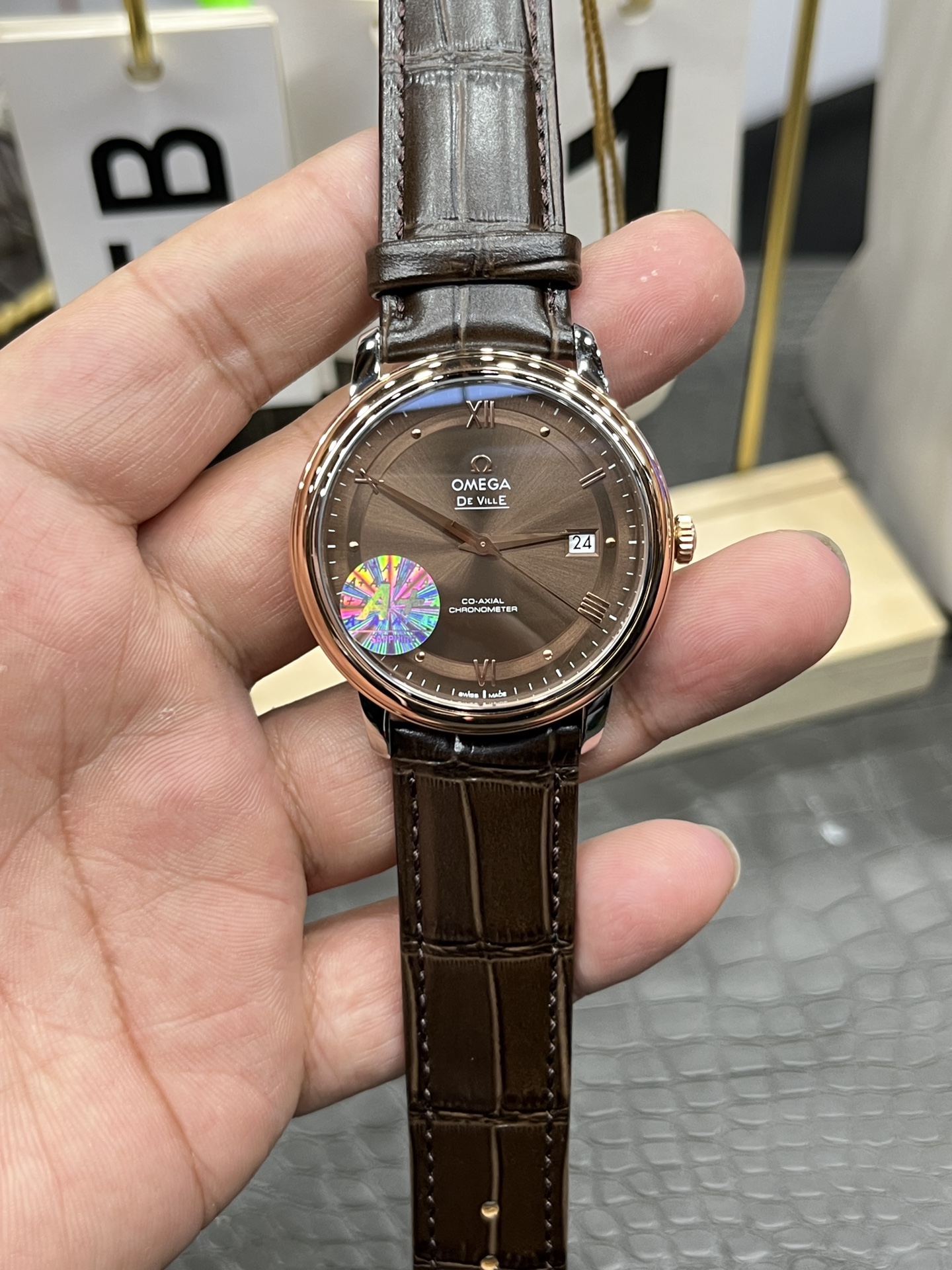 A+オメガ オービタル デ・ヴィル/39.5mm*9.5mm/シーガル2892フルオートマチック