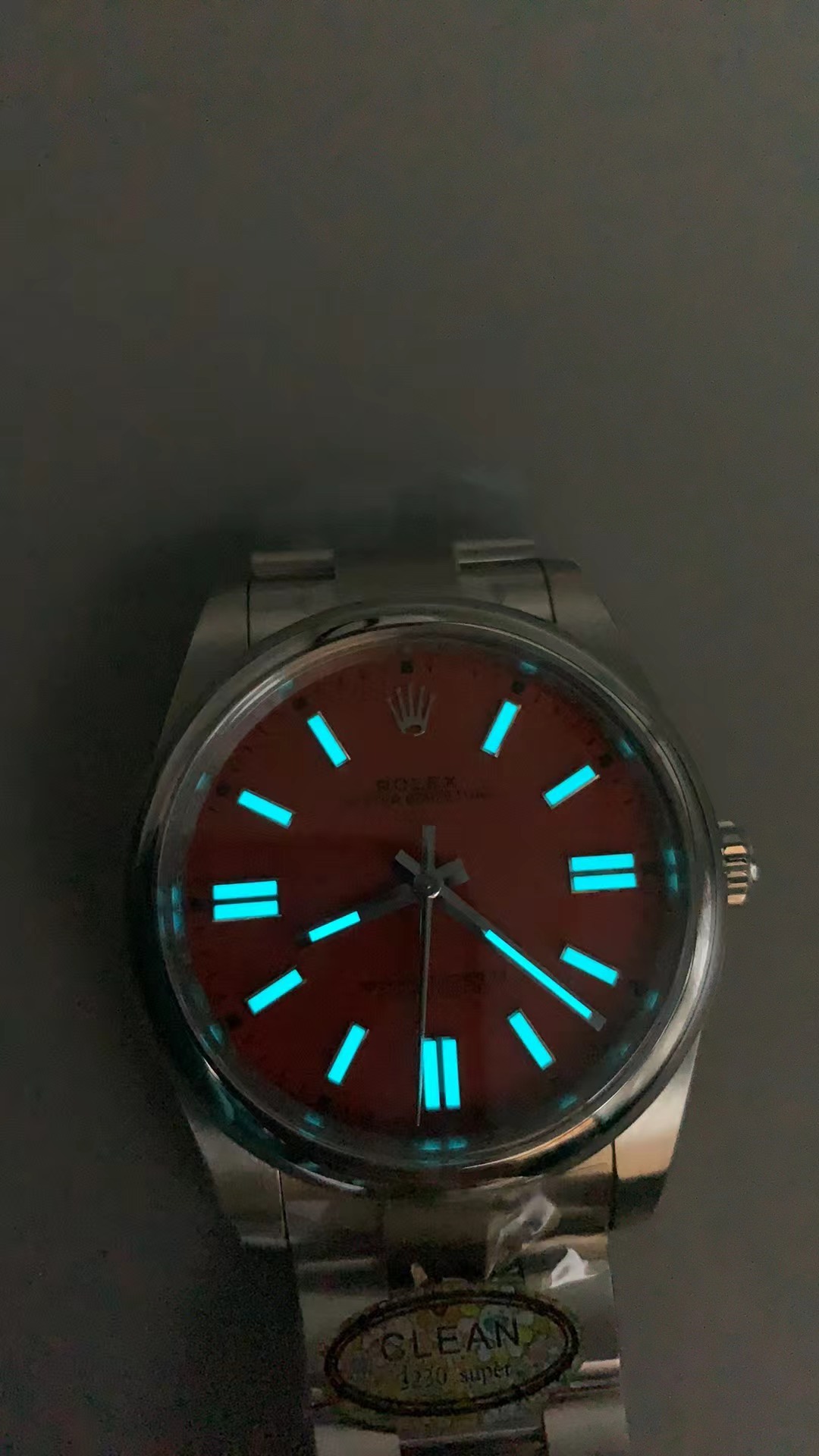 クリーン工房、41mm、レッドダイヤルオイスターパーペチュアル