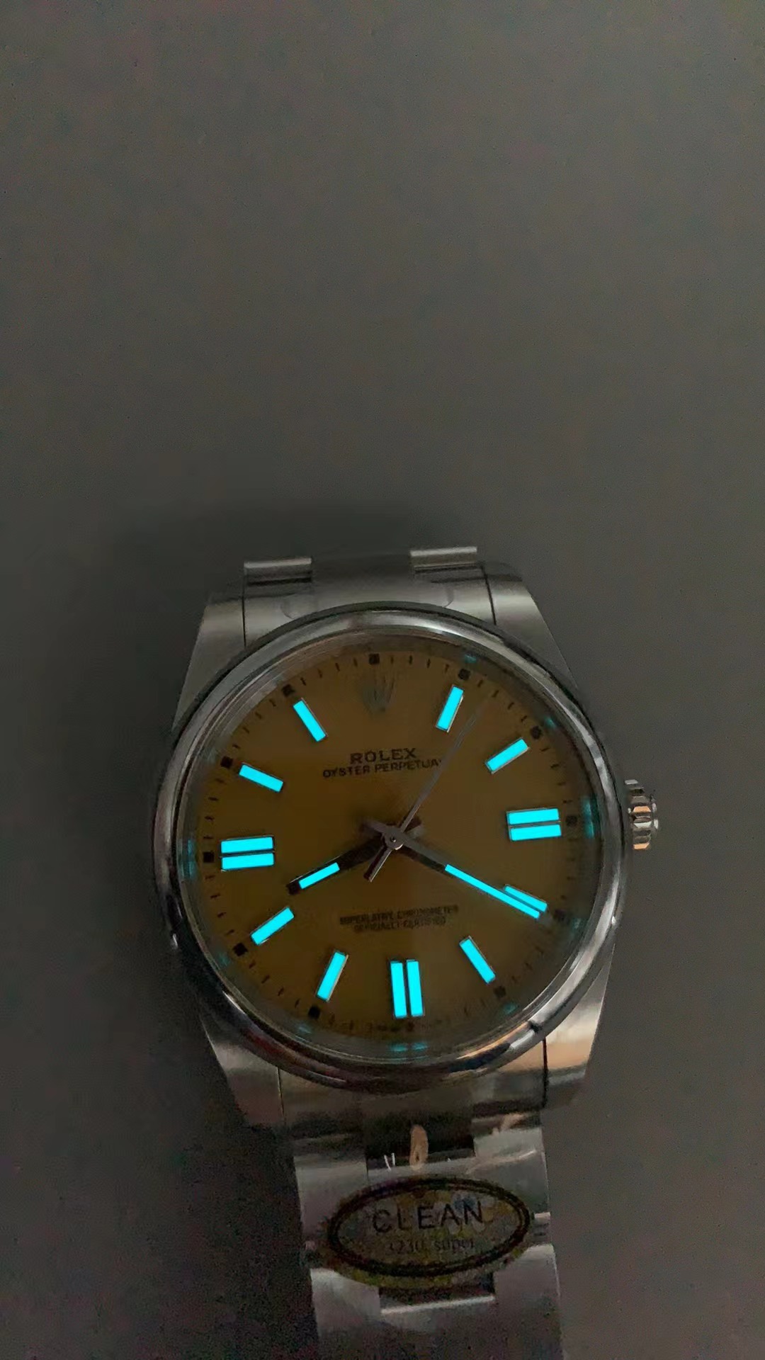 クリーン工房、41mm、イエローダイヤルパーペチュアル