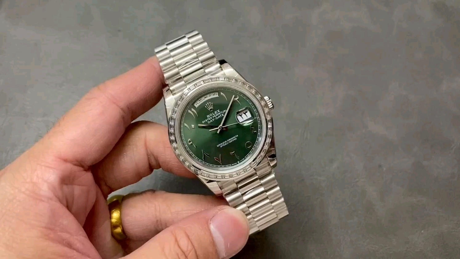 GM ロレックス アラビックダイヤル デイデイト 40mm 2836/3255ムーブメント 904スチール