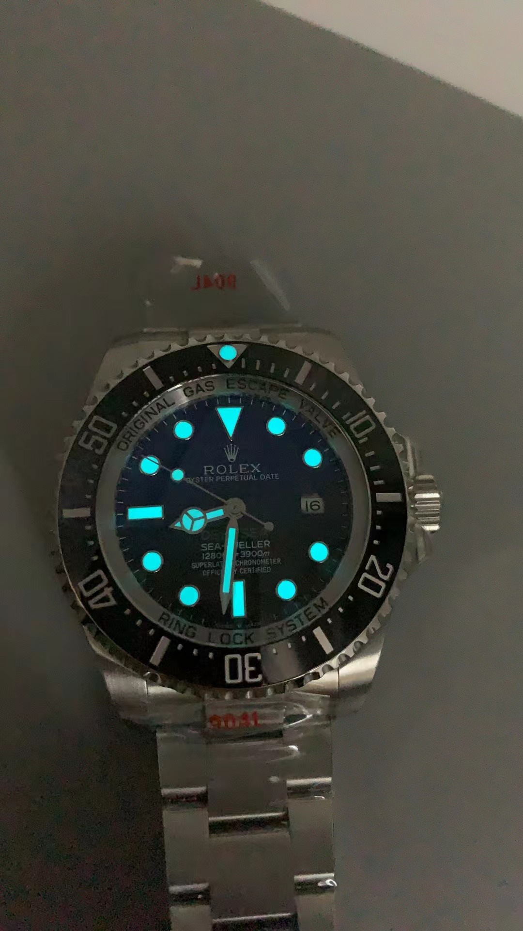 グラデーションブルーディープシー、ディープ、44mm、3235ムーブメント