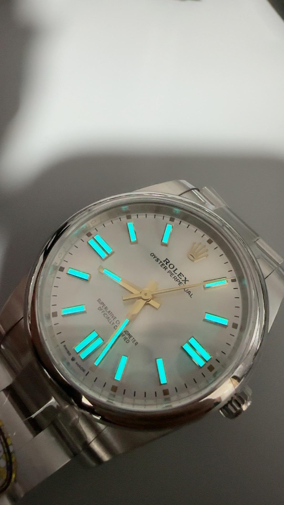 クリーン工房、41mm 永久機関シルバーダイヤル