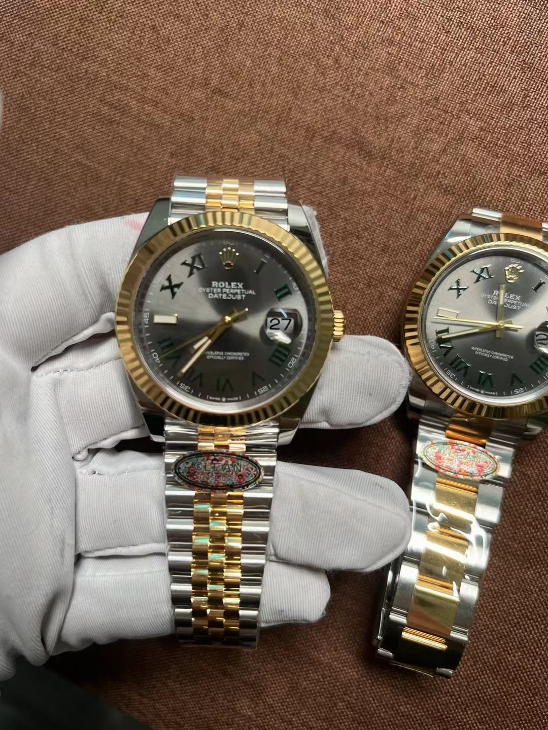 「クリーン工房 C工房 ロレックス コンビ デイトジャスト 41mm」