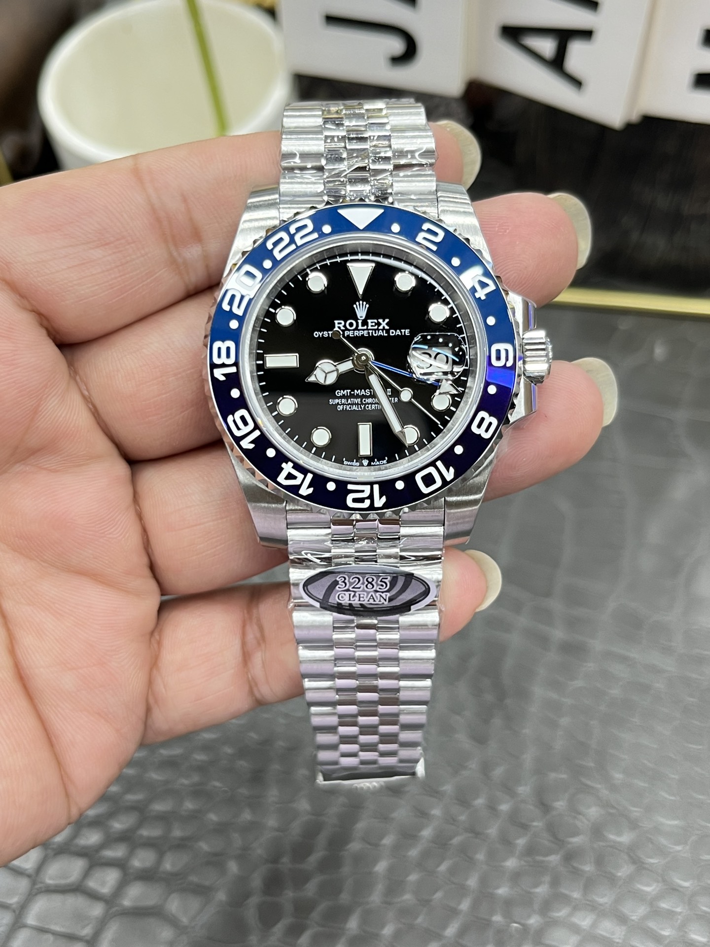 ロレックス グリニッジ V3モデル / ブルーバイオレットベゼル インターナショナルミラノ / 40mm / 上海3285フルオートマチックメカニカル
