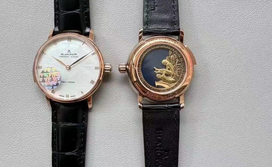 「ブランパン春宮図 ローズゴールド少量入荷 ダイヤル2種類 エナメルダイヤル・シェルダイヤル」