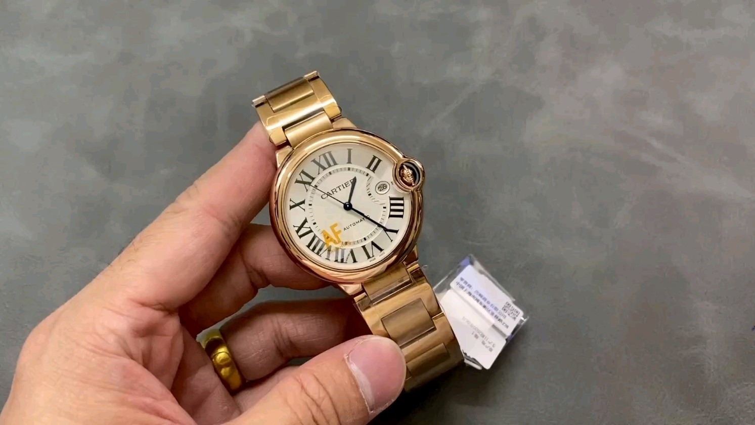AF カルティエ ブルーバルーン 42mm 2824ムーブメント