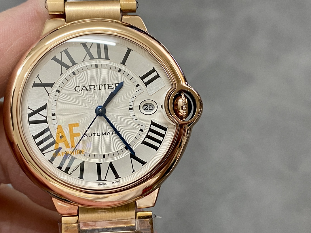 AF カルティエ ブルーバルーン 42mm 2824ムーブメント