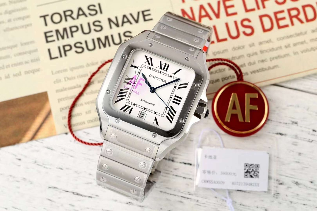 大ヒットAFカルティエ サントスラージメカニカルモデル入荷。