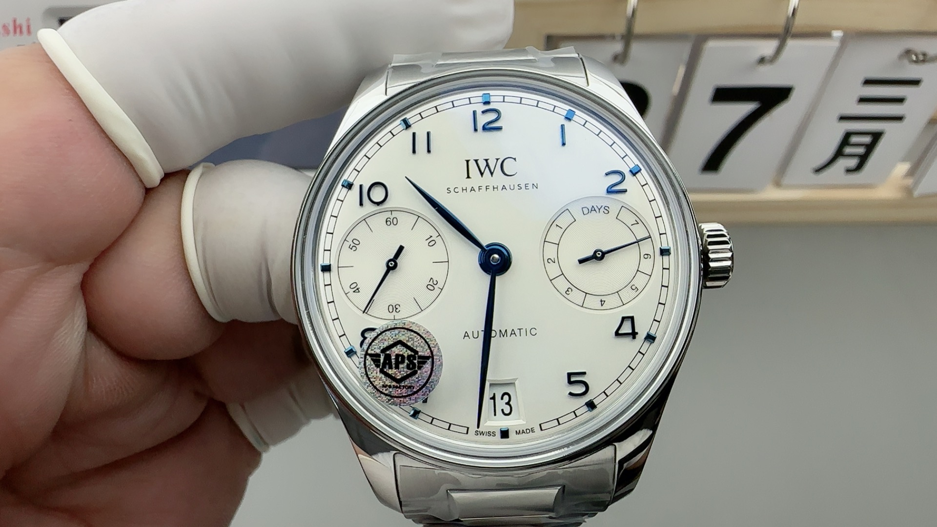 Aps42mm新モデル IWC ポルトギーゼ7 搭載 丹東SL6000リノベーション復刻オリジナル52011オートマティックムーブメント