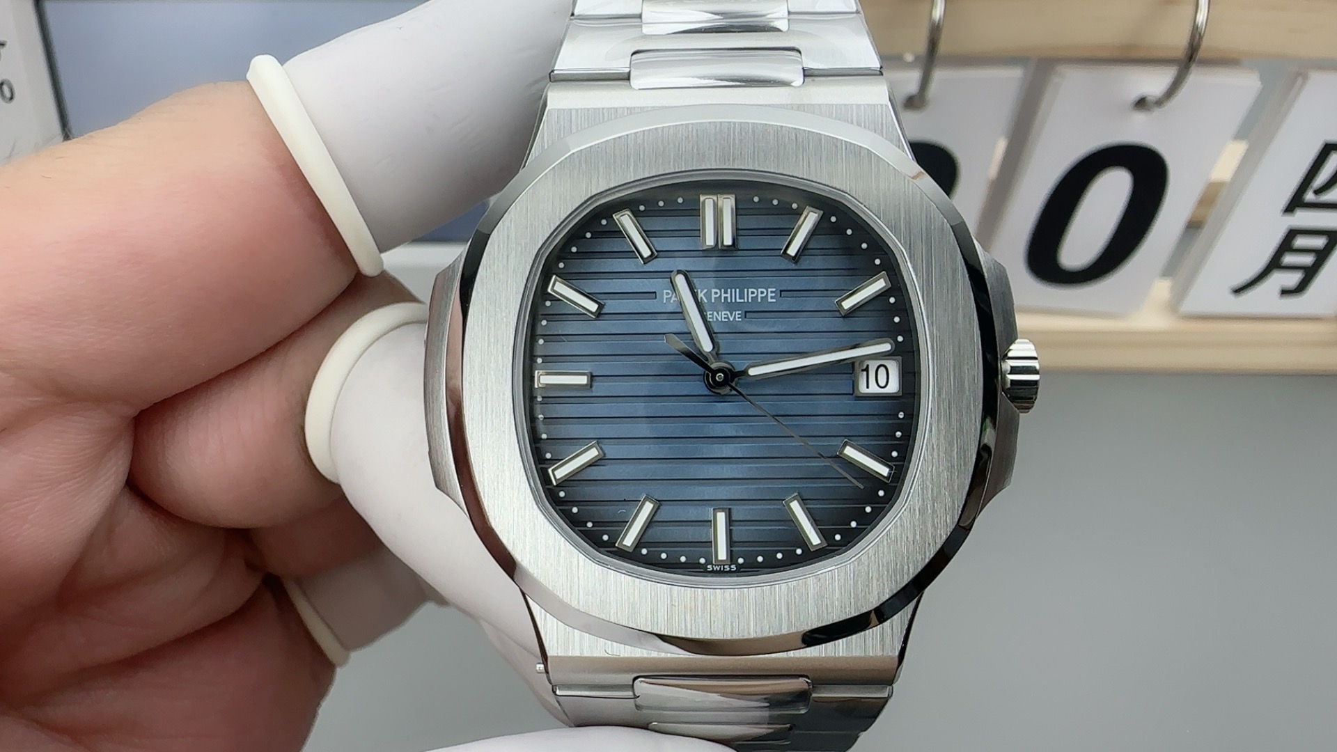 3K工房 パテック・フィリップ ノーチラス 出荷時の実物写真