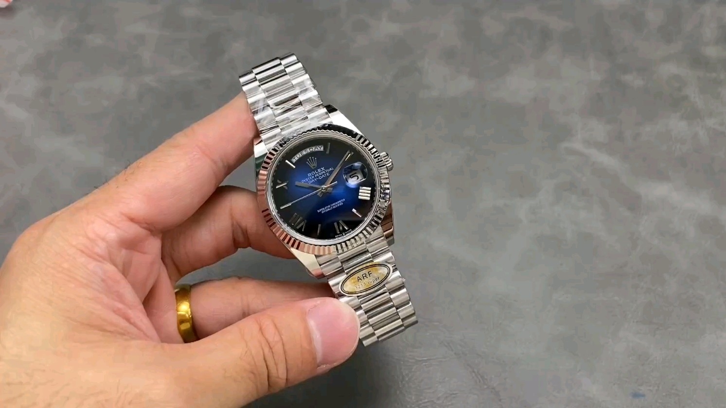 ARF製 フルウェイト版 ロレックス デイデイト 40mm 3255ムーブメント