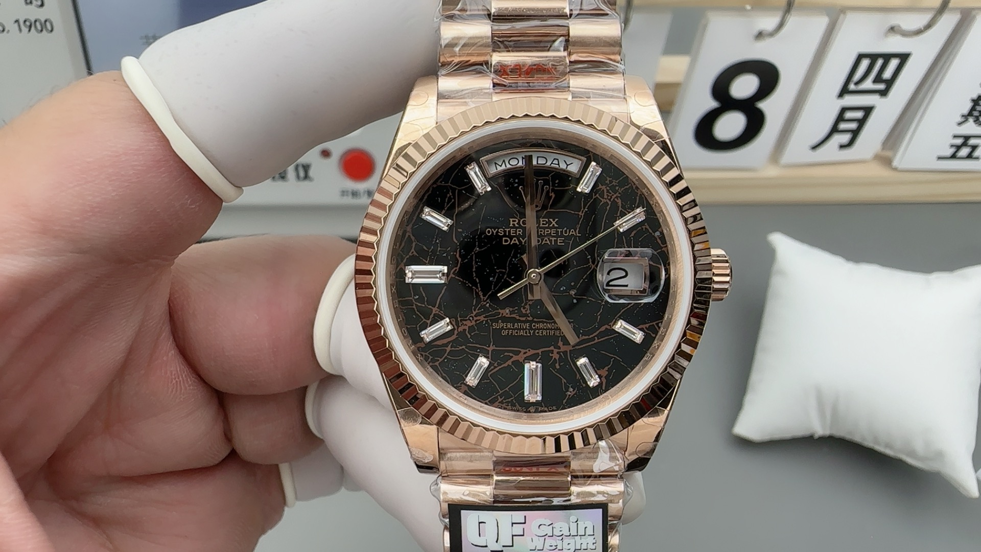 QF バランス ウィークリーログ 40mm 2836ムーブメント 184G