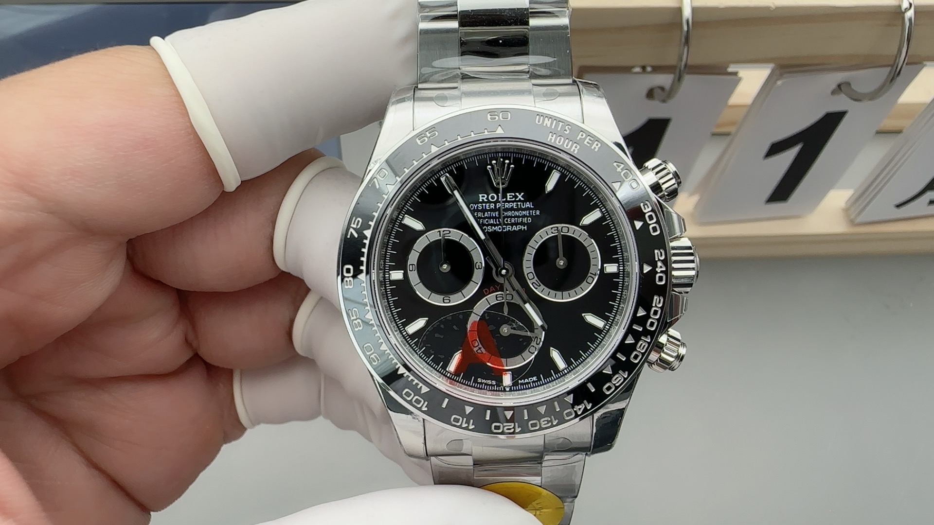 VS 4131 ブラックセラミックディ 出荷実撮影