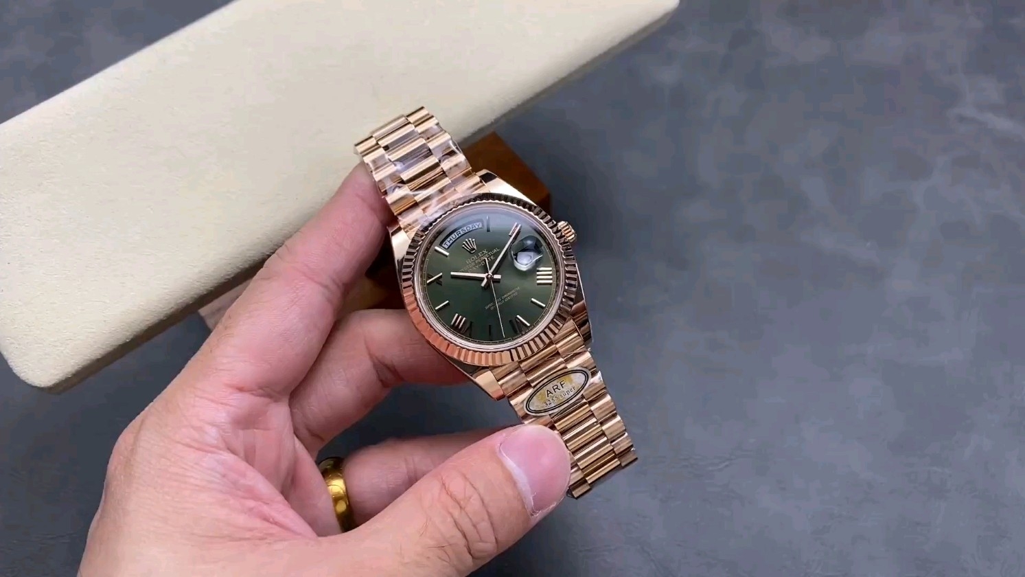 ARF フルメタルモデル ロレックス デイデイト 40mm 3255ムーブメント