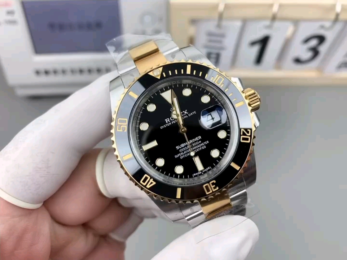 クリーン 40mm コンビブラックサブマリーナ