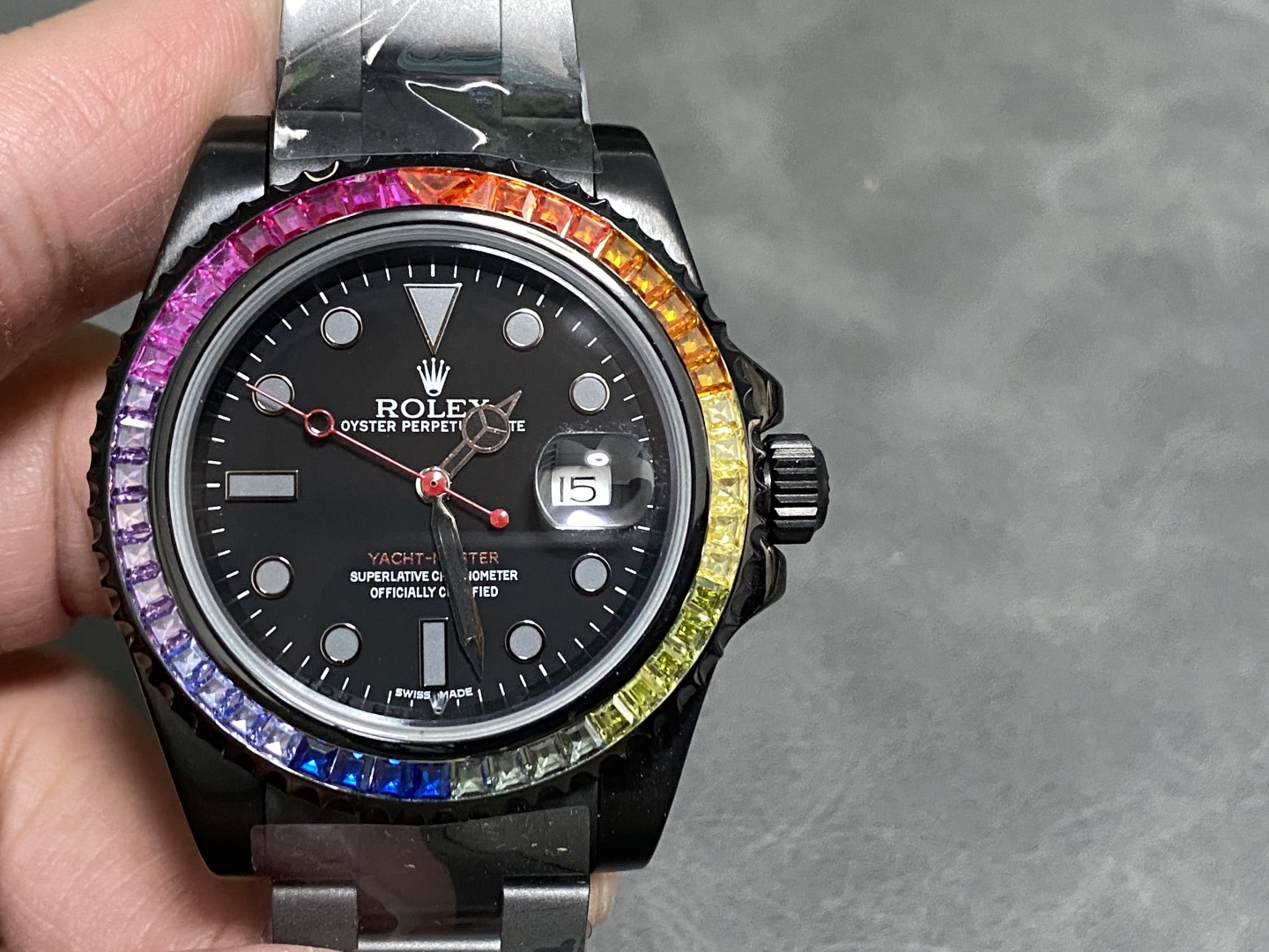 「ブラーケン レインボーブラックヨット 40mm」