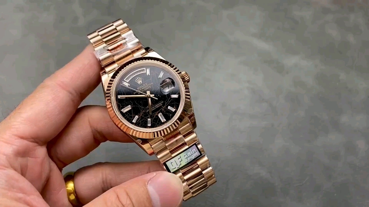 QF カウンターウェイト ロレックス デイデイト 40mm 2836ムーブメント