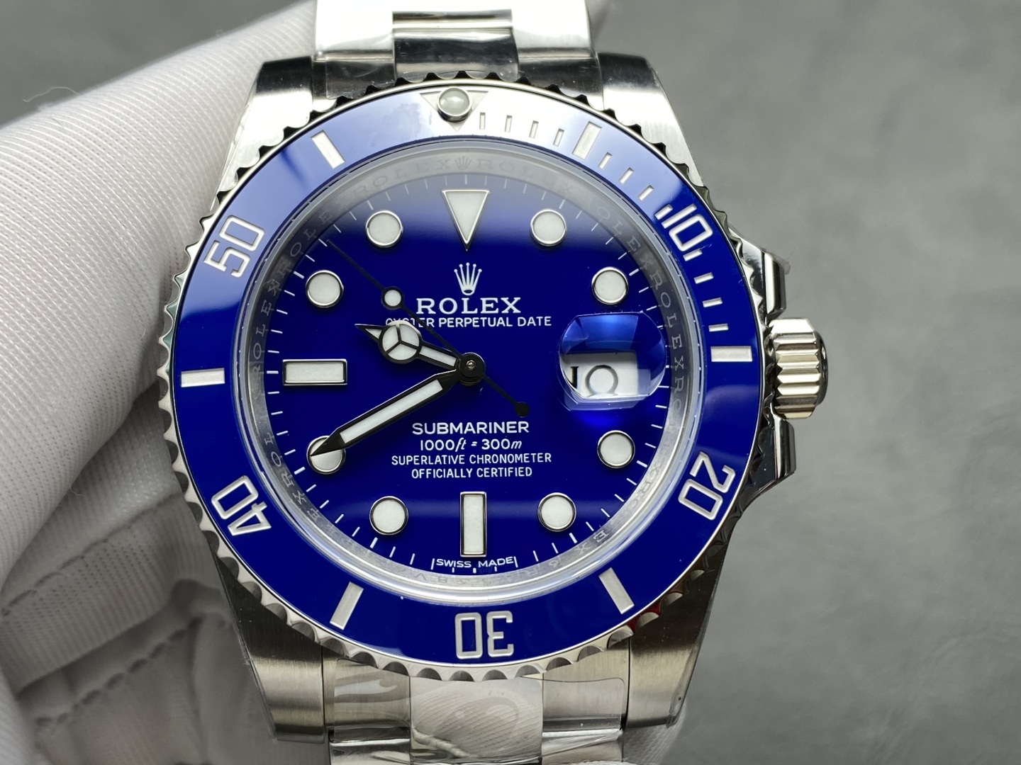 ロレックス ブルーサブマリーナ 3135ムーブメント 40mm