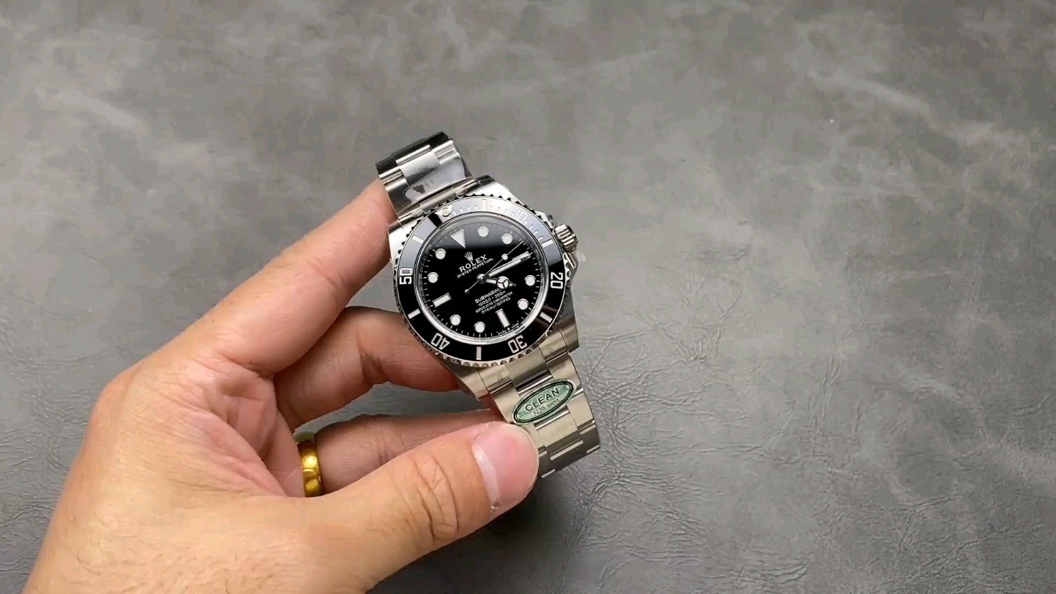 「クリーン ロレックス デイトなし ブラックサブマリーナ 41mm 3230ムーブメント」