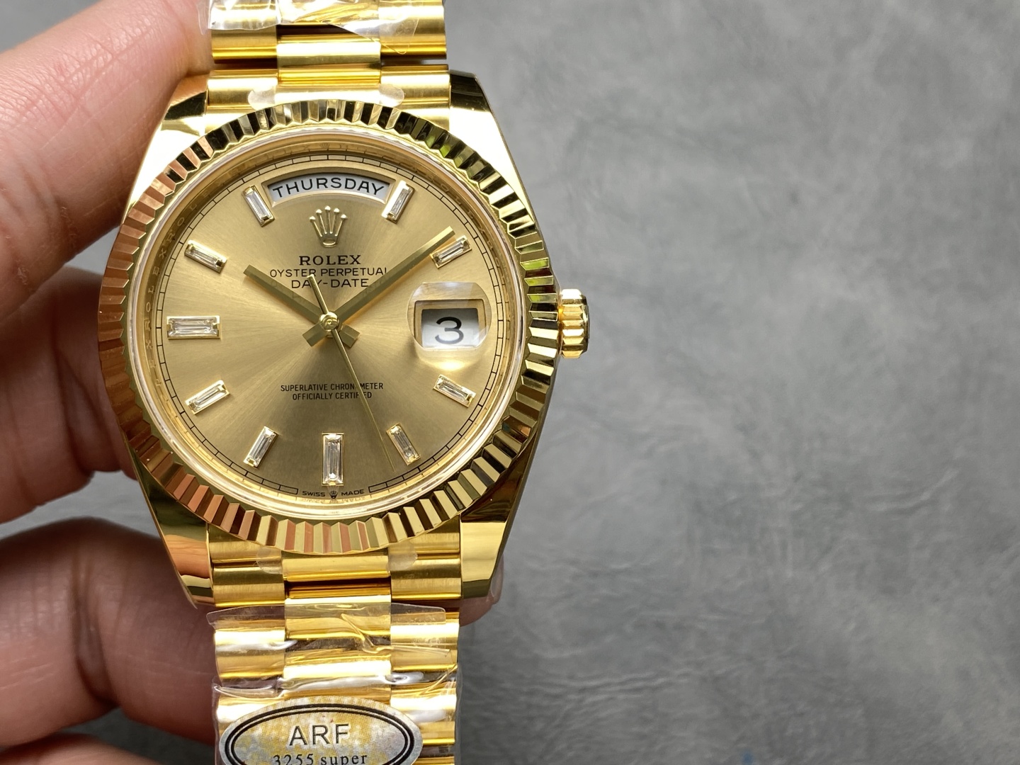 ARF フルメタルモデル ウィークリーカレンダー 40mm 3255ムーブメント