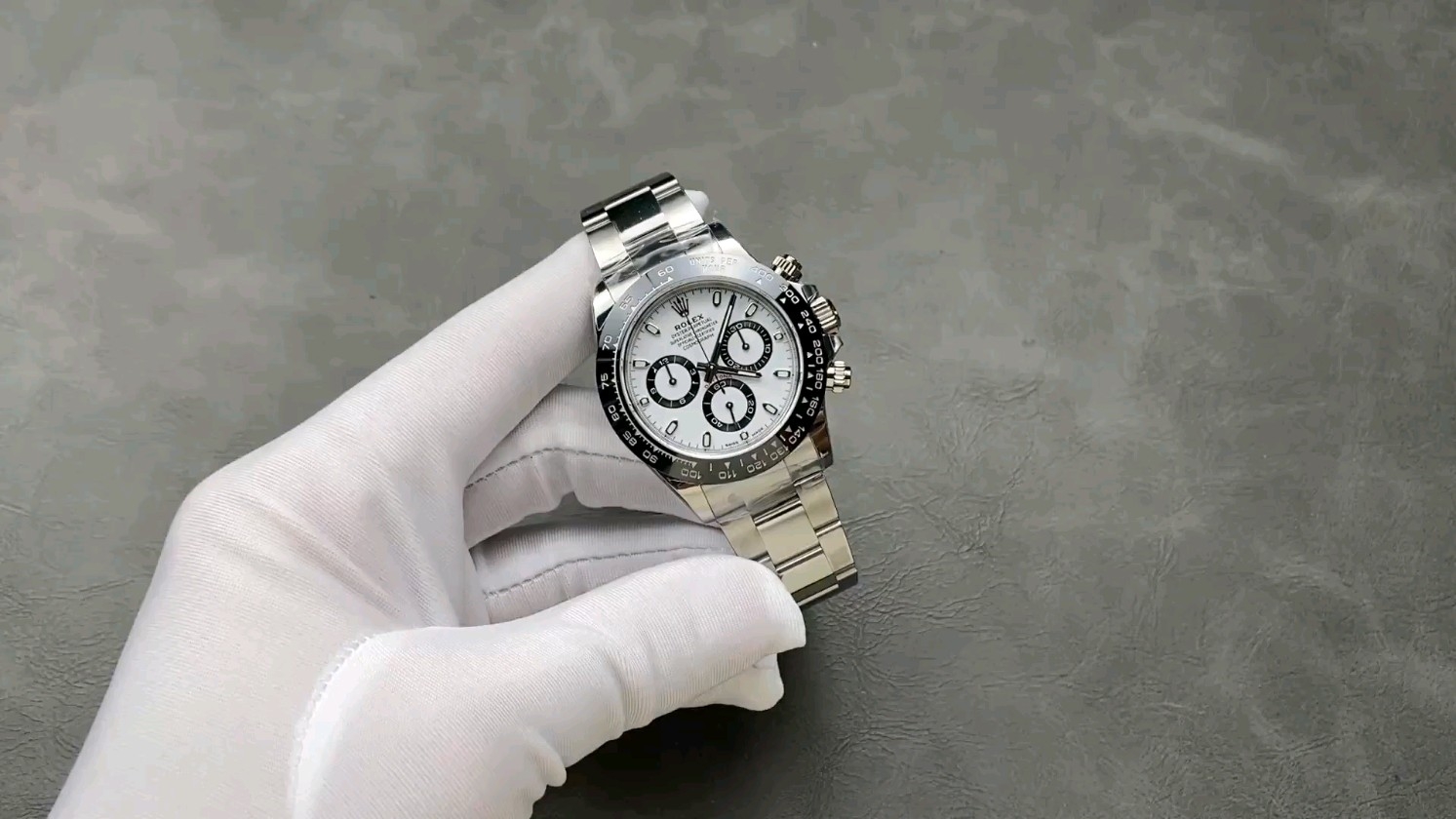 ロレックス デイトナ パンダ 4130ムーブメント 40mm 904LステンレススチールB