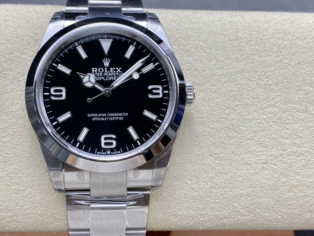 VS ロレックス エクスプローラー I 369型 40mm 3230ムーブメント 904Lスチール