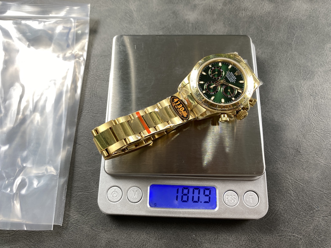 QF バランス4130 ロレックス 重量180g デイトナ4130ムーブメント904スチール