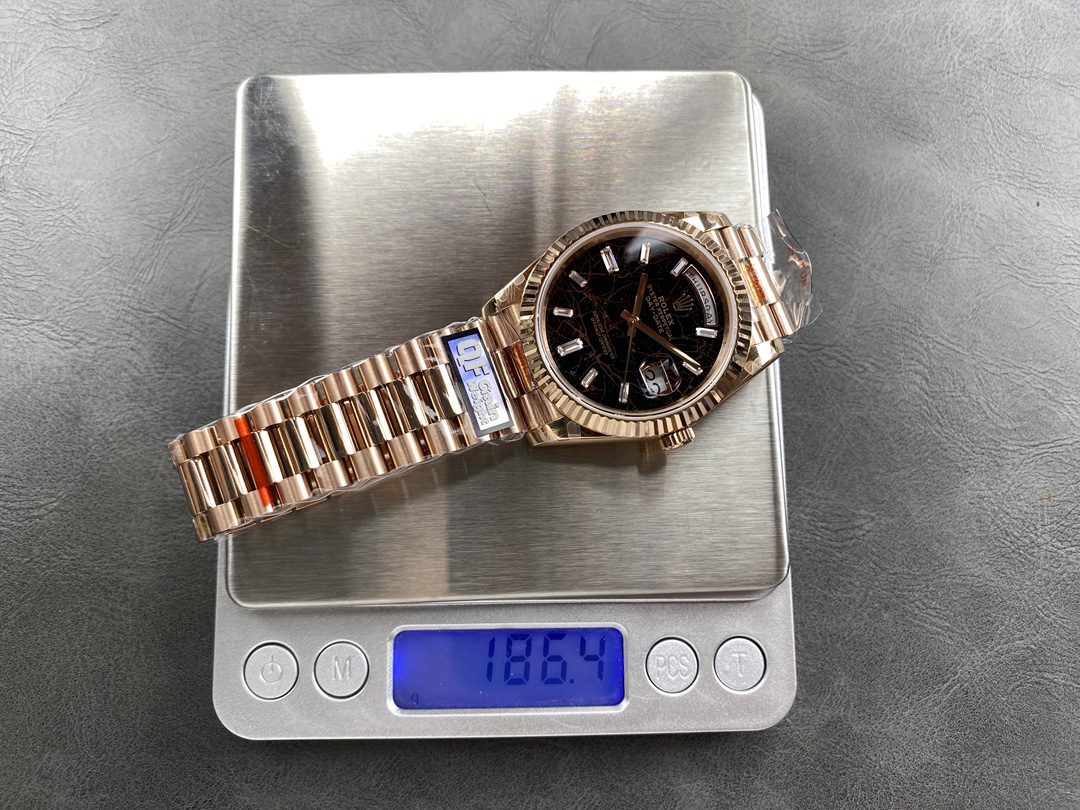 QF バランスウェイト ロレックス デイデイト 40mm 2836ムーブメント 184G