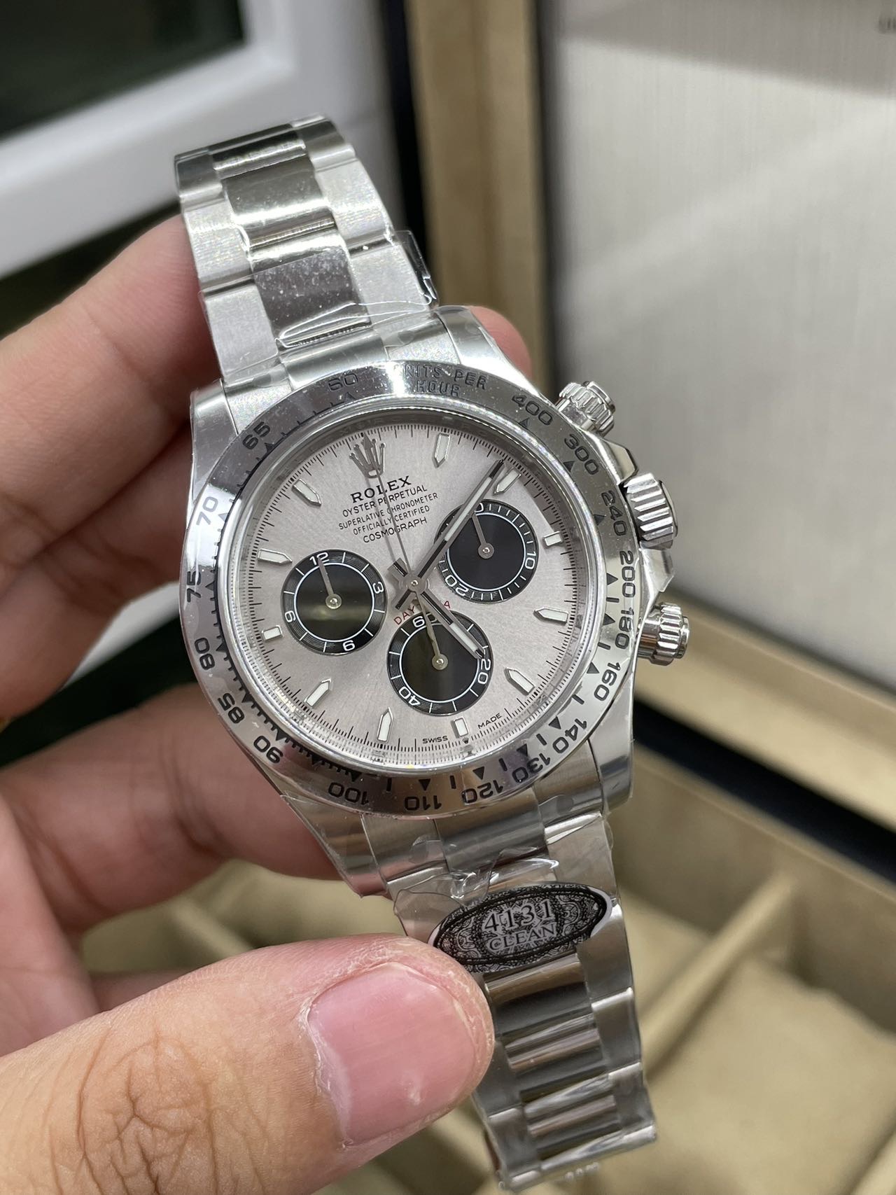 「新品クリーン プラチナセメントグレー 4131一体型マシン、高級な仕上げがり」