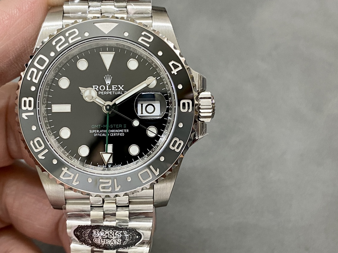 クリーン工房 C工房 ロレックス グリニッジGMT 3285ムーブメント 40mm 904ステンレススチール