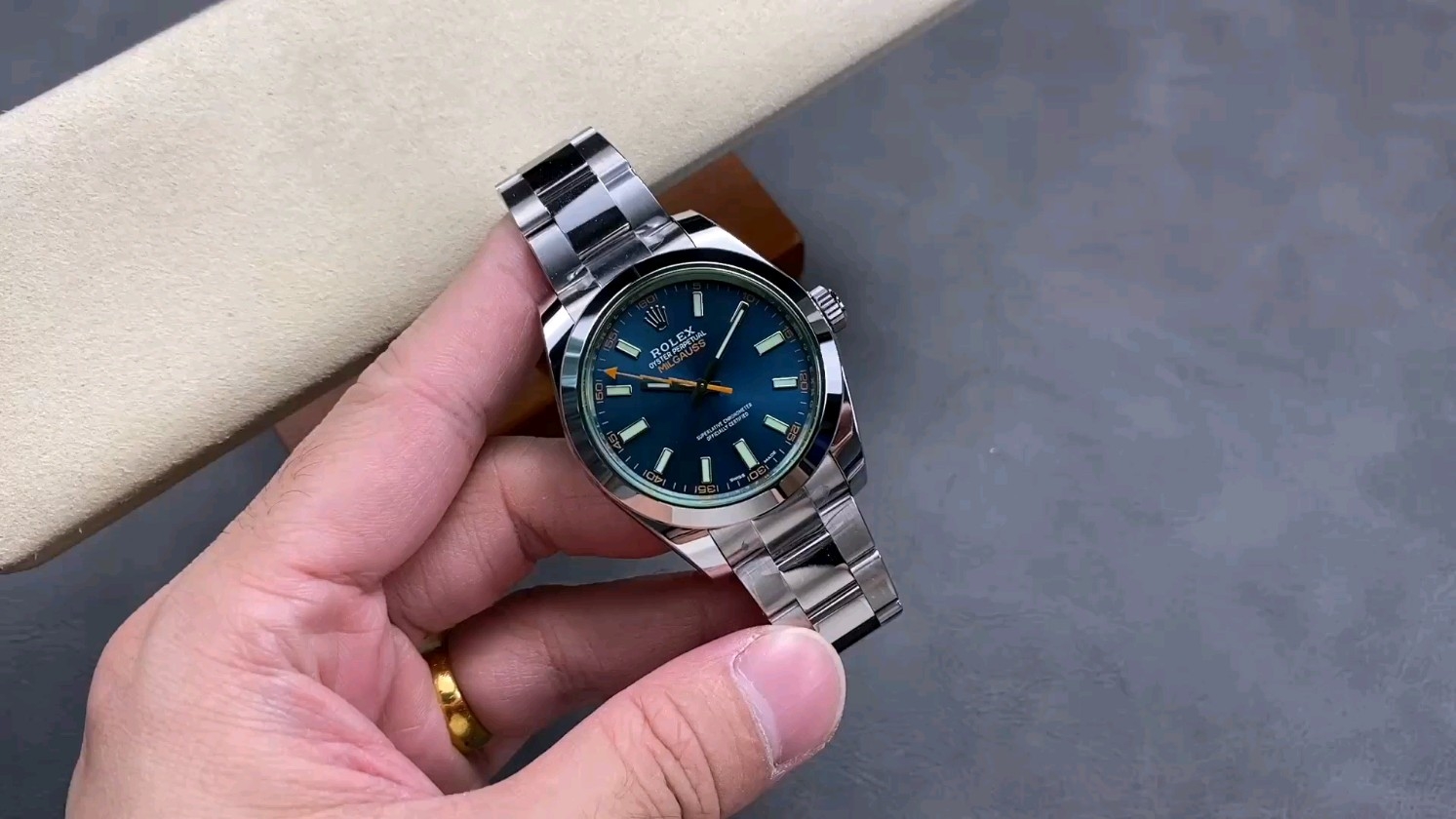 VS 新品 ロレックス グリーングラス サンダーボルト針 3131ムーブメント 904ステンレススチール
