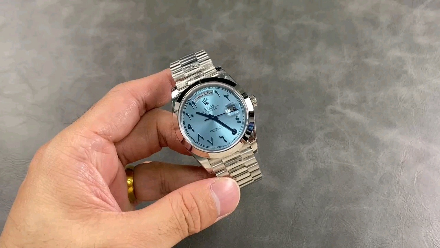 中東仕様 ロレックス デイデイト 40mm 904Lステンレススチール