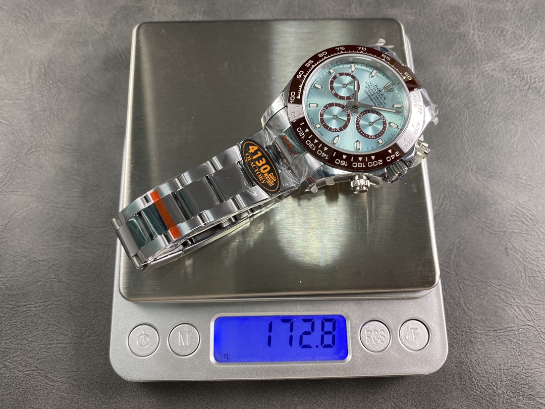QF バランス4130 ロレックス 重量172g デイトナ4130ムーブメント904スチール