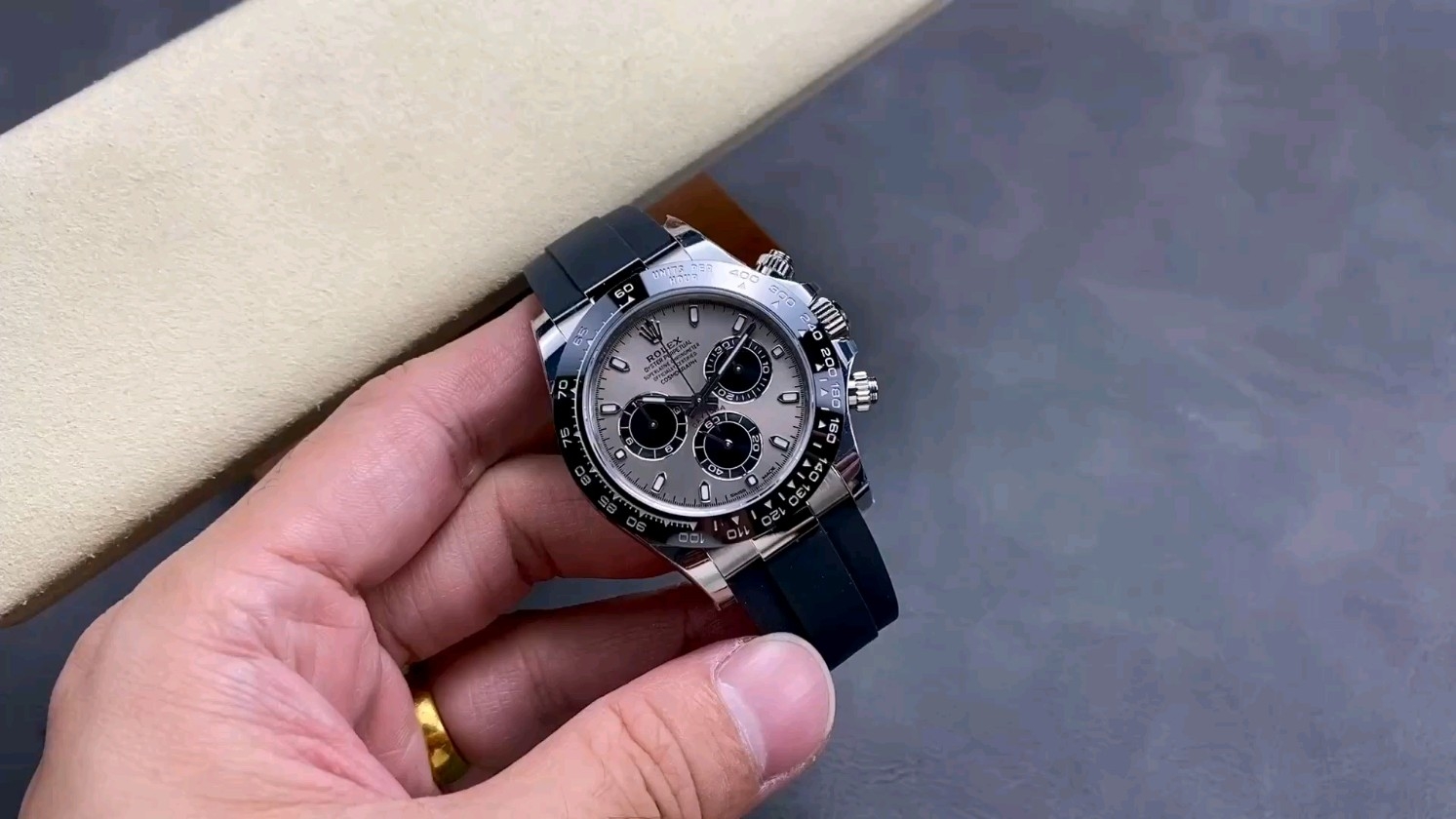 VS ロレックス グレーデイトナ デイトナ4130ムーブメント 904ステンレススチール 40mm