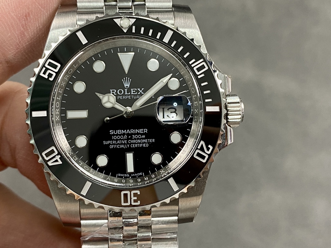 ロレックス 5連ブレスレットブレスレット ブラックサブマリーナ 40mm