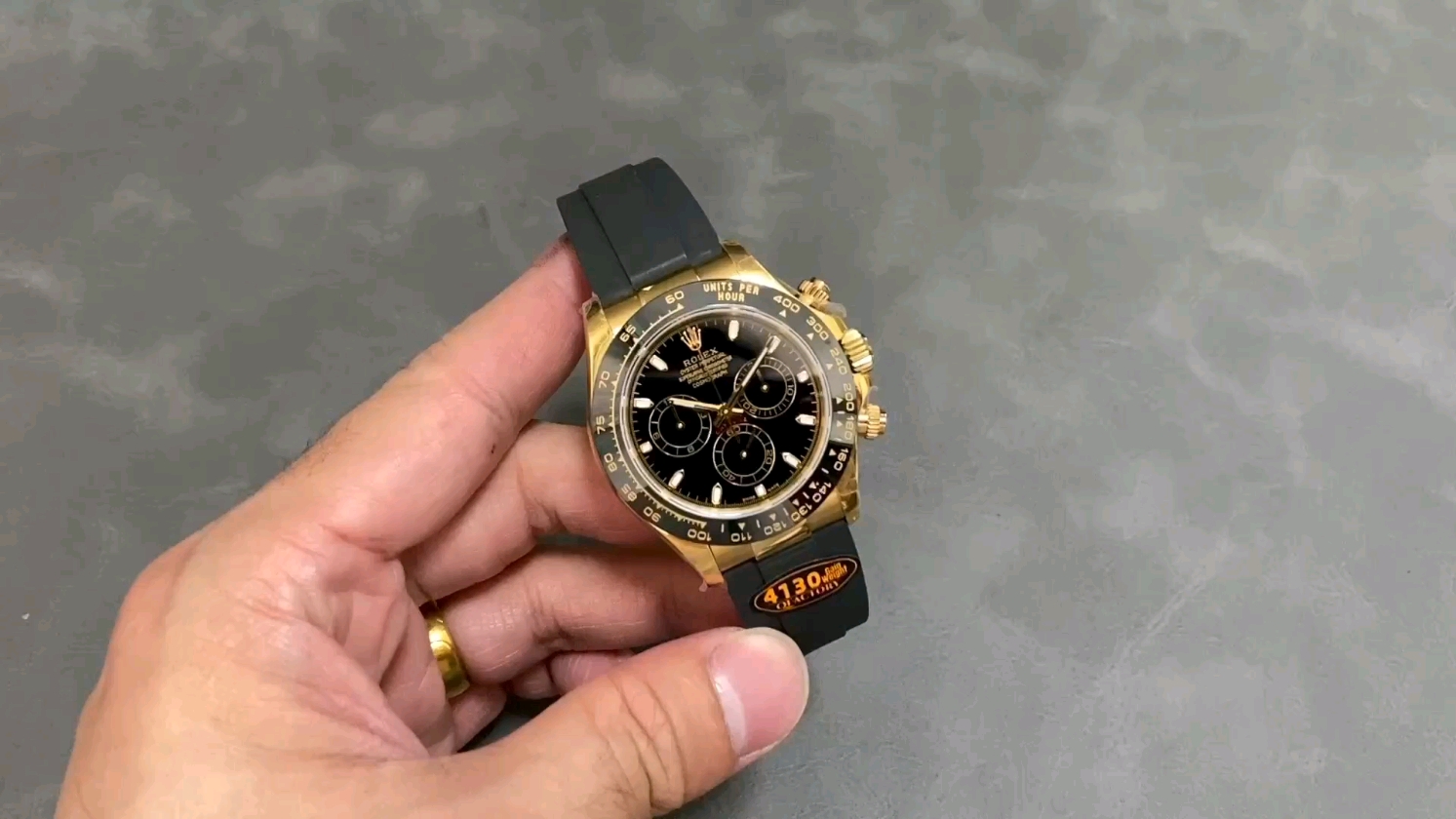 QF バランス ロレックス デイトナ 4130ムーブメント 141g