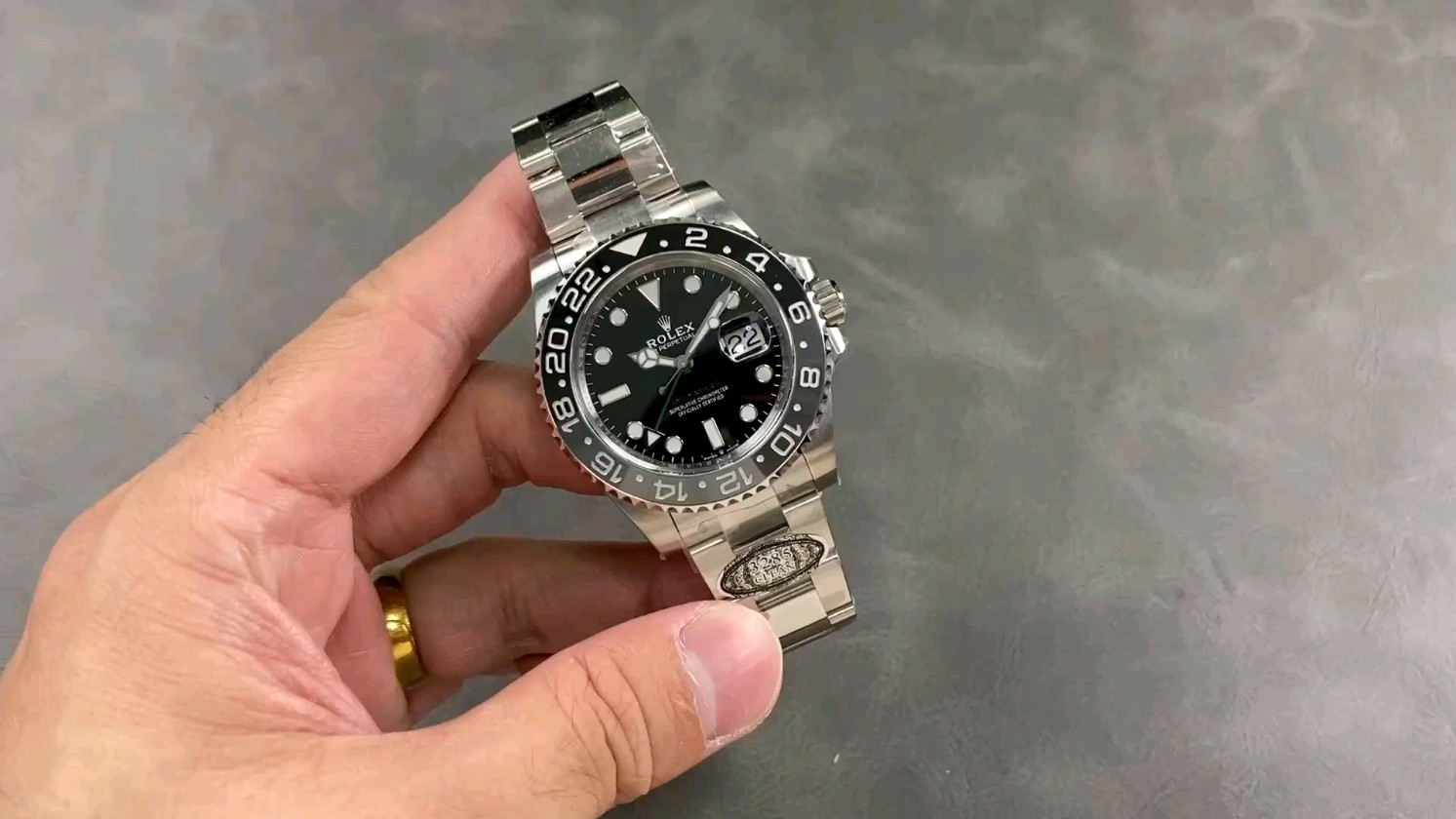 クリーン工房 C工房 ロレックス グリニッジGMT 3285ムーブメント 40mm 904ステンレススチール