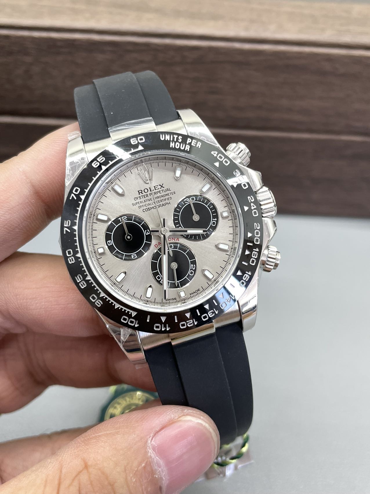 ZF新作モデル カウンターウェイトセメントグレー 上海4130ムーブメント 総重量145グラム 高品質でコストパフォーマンス抜群
