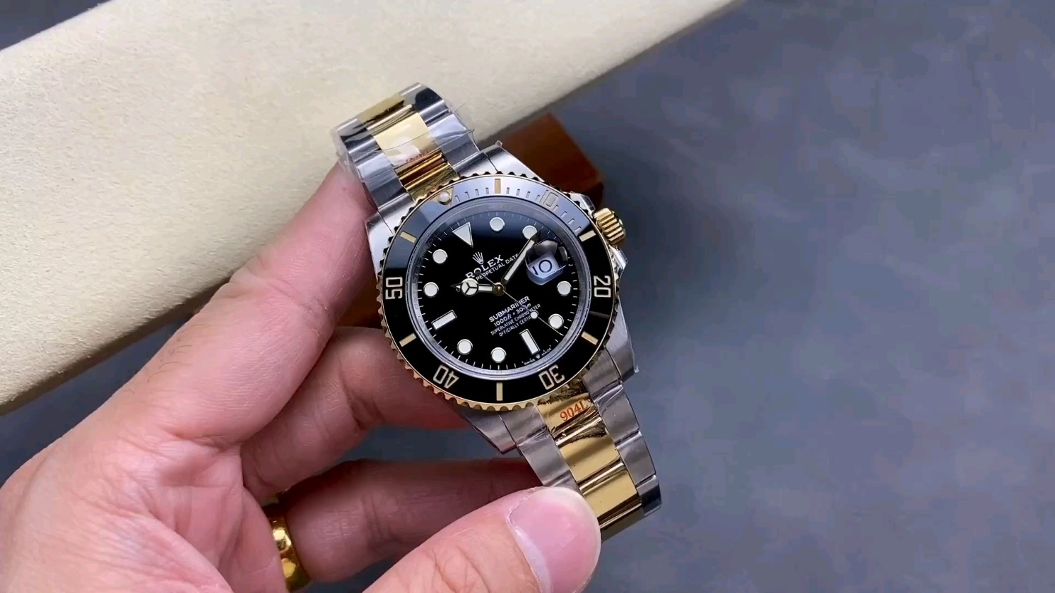 GM ロレックス コンビ ブラックサブマリーナ 41mm 3235ムーブメント 904Lステンレススチール