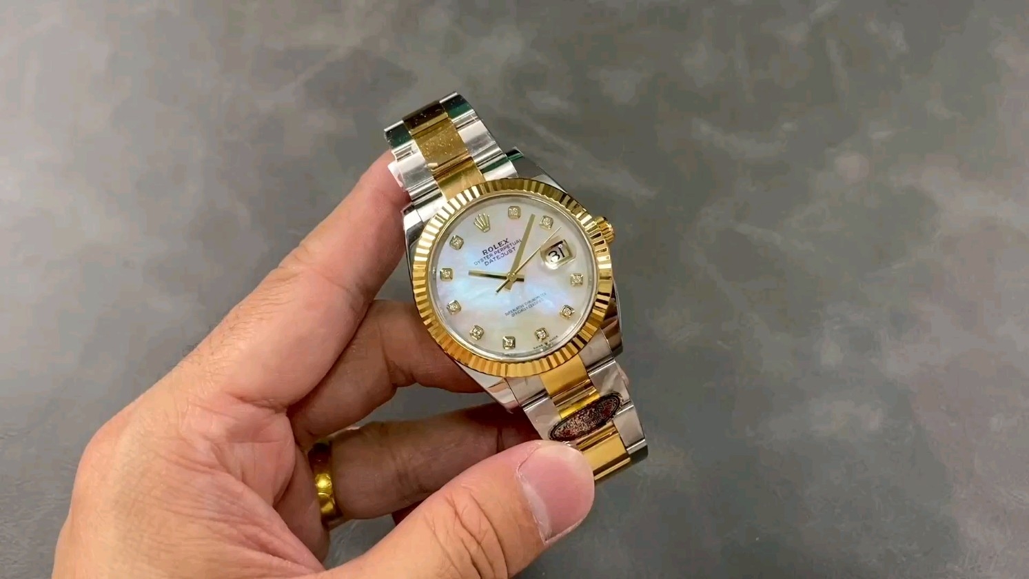 クリーン工房 C工房 ロレックス デイトジャスト 41mm 側面に白いパーツなし 3235ムーブメント