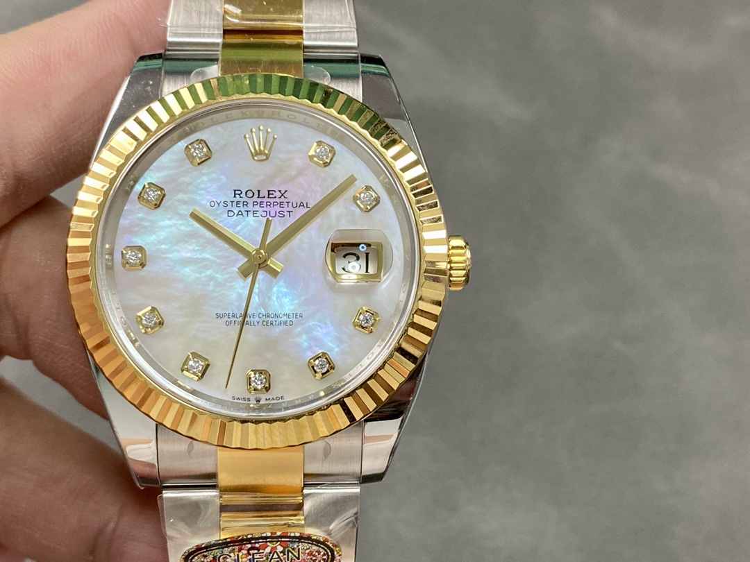 クリーン工房 C厂 ロレックス デイトジャスト41mm 側面にホワイトゴールドれなし 3235ムーブメント