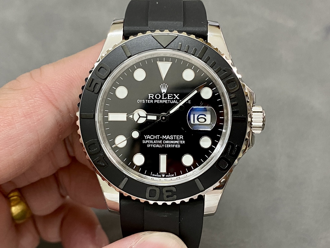 ロレックス ホワイトヨット 3235ムーブメント 42mm 904Lステンレススチール