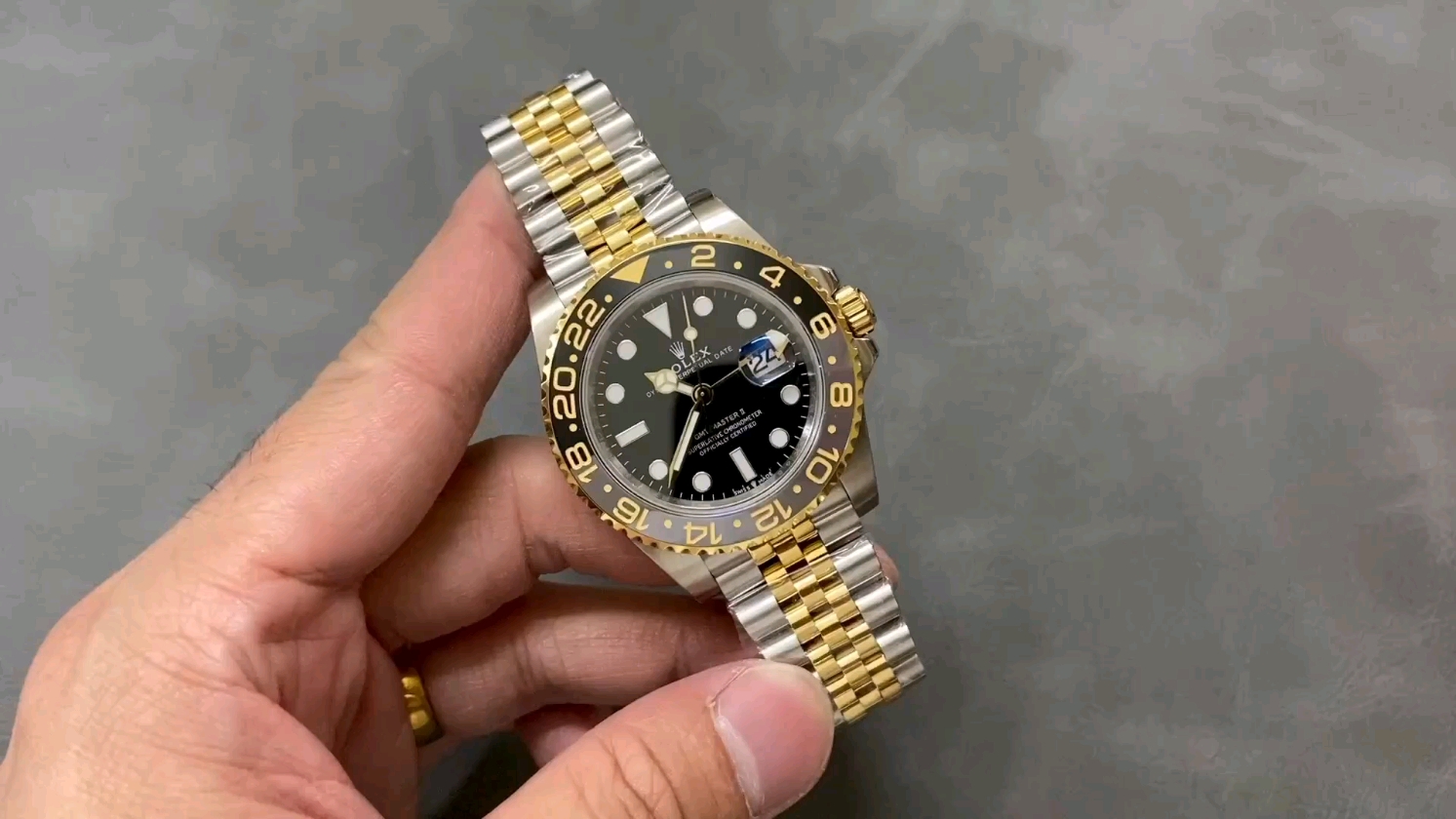 コストパフォーマンス抜群 ロレックス GMTマスター 3186/3285ムーブメント 904Lステンレススチール 40mm