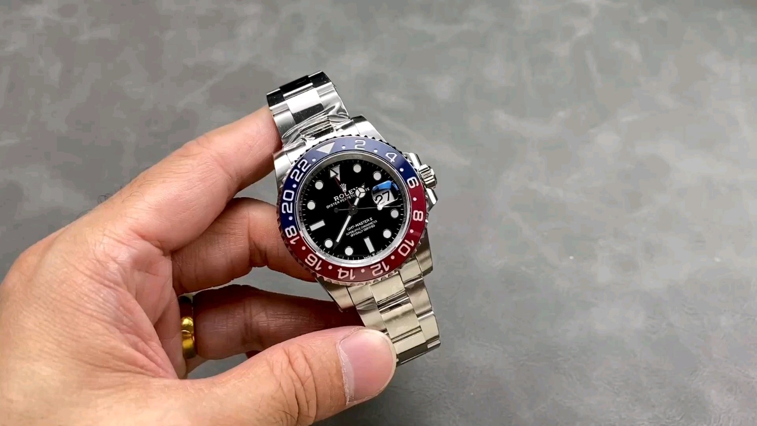 コストパフォーマンス抜群 ロレックス GMTマスター 3186/3285ムーブメント 904Lステンレス 40mm