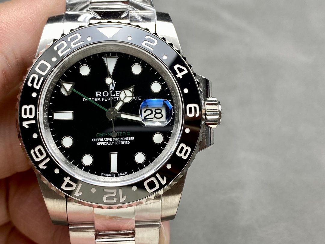 コストパフォーマンス抜群 ロレックス グリニッジ 3186/3285ムーブメント 904Lステンレススチール 40mm