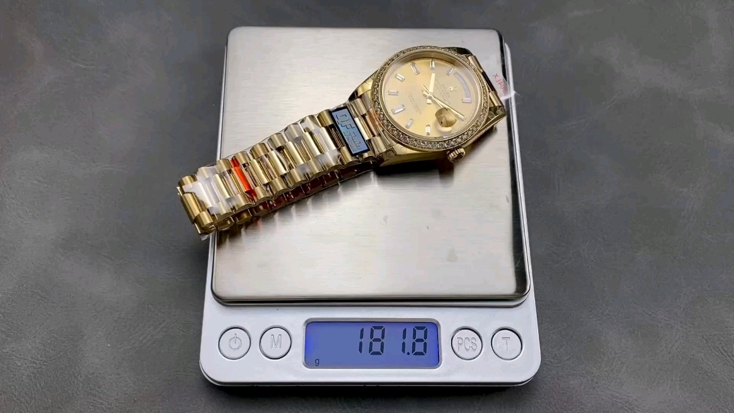QF バランスウェイトモデル ロレックス デイデイト ダブルカレンダー 2836ムーブメント 40mm 184G