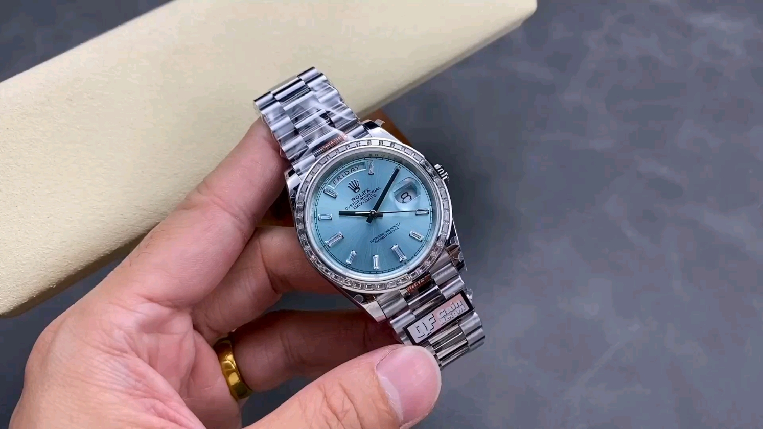 QF ローター ロレックス デイデイト デュアルカレンダー 2836ムーブメント 40mm 184G