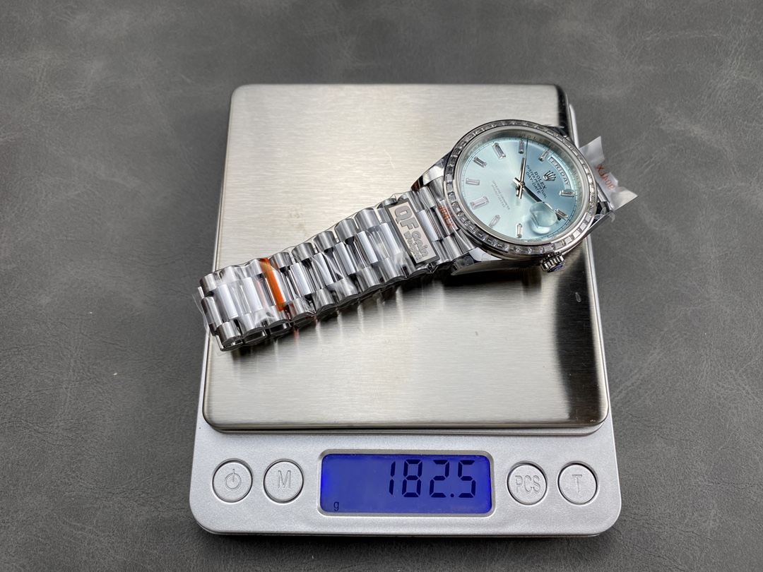 QF バランスウェイトモデル ロレックス デイデイト ダブルカレンダー 2836ムーブメント 40mm 184g